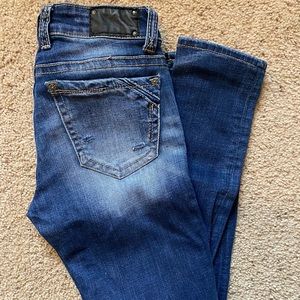 Buckle Black Jeans 24 short